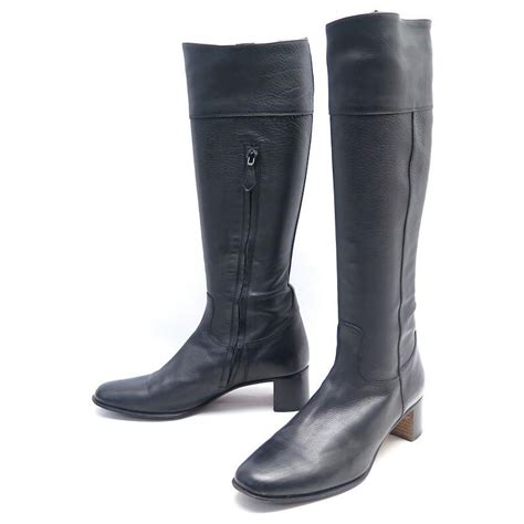 bottes cavalieres hermes occasion|hermes leather boots.